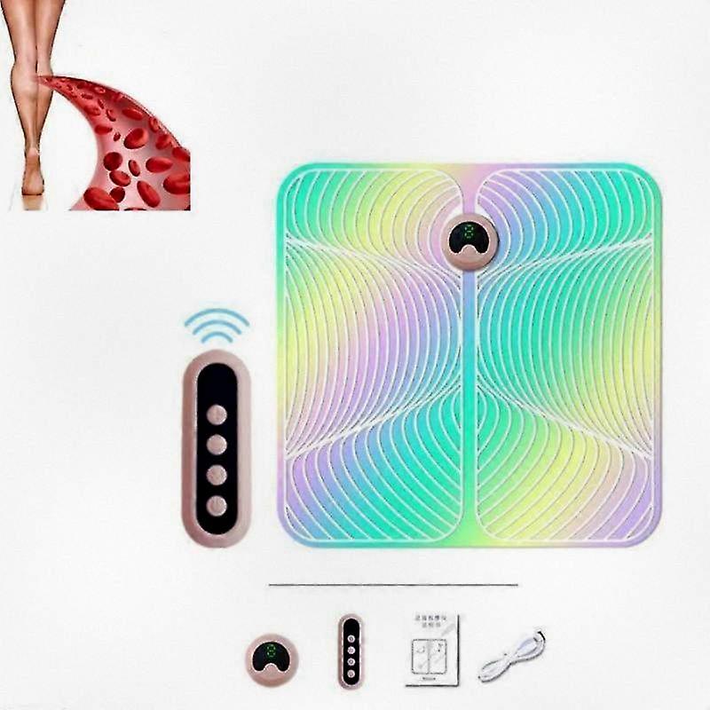 痛みの緩和とリラクゼーションのためのEMSフットマッサージパッド-カラフルなデザイン