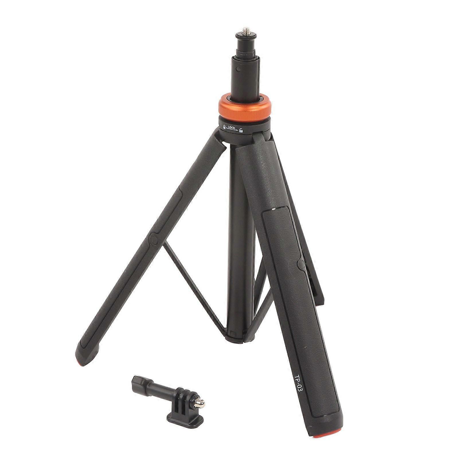 Multifunctional Action Camera Stand with Adapter Retractable Tripod Foldable Selfie Stick