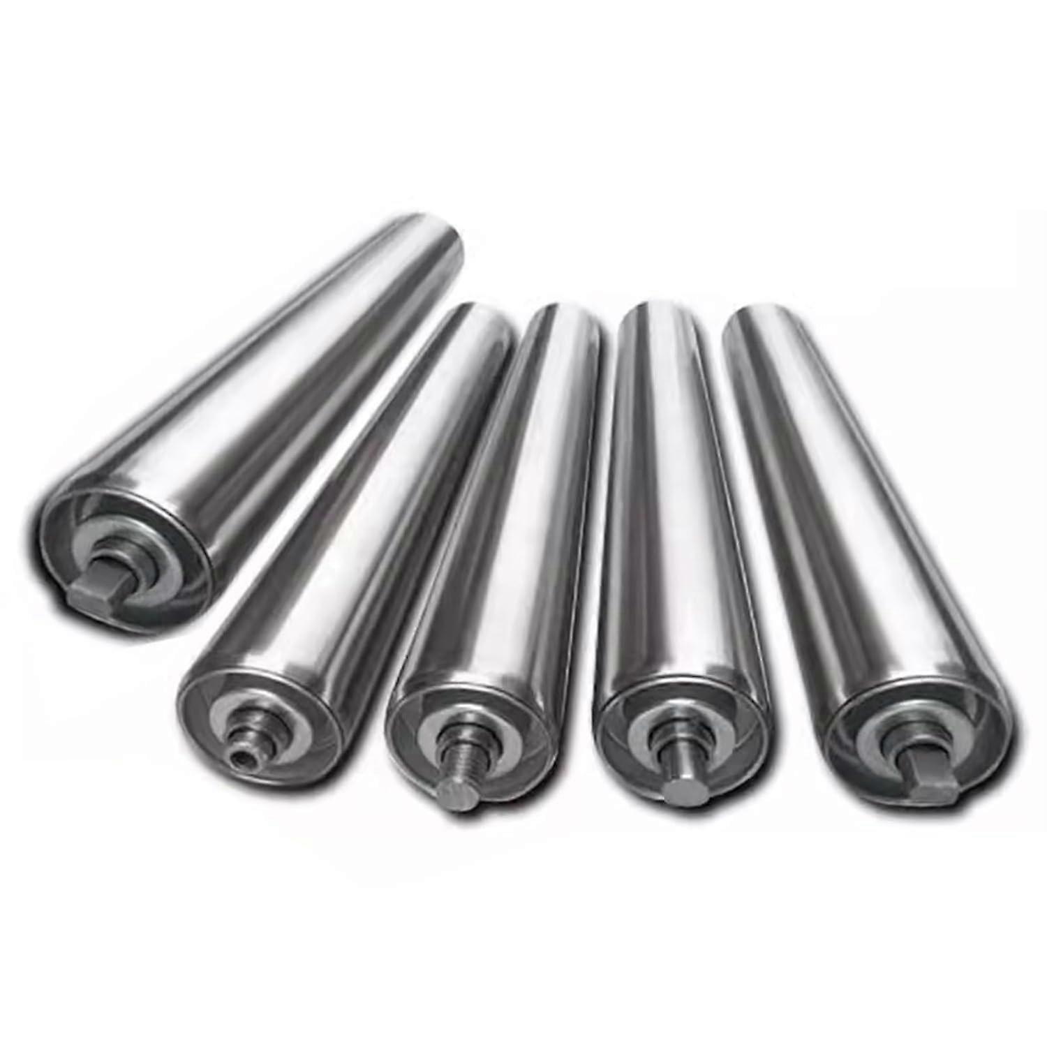 Galvanized Steel Roller Set 2 Inch Diameter Industrial Bearing Rollers Replacement for Gravity Conveyors