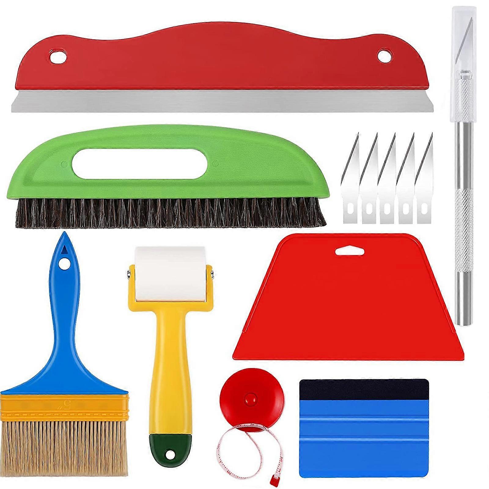 Practical 7 Pieces Painting and Wallpapering Set Ideal for Home Renovations Projects Supplies Professional Result