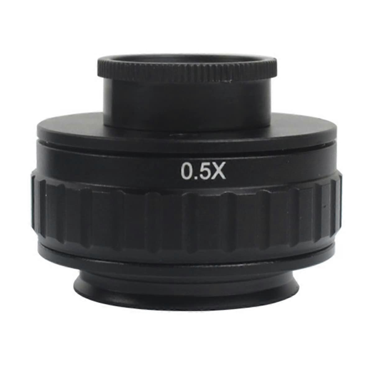 Lab Microscope Accessories 0.35X 0.5X CTV for Stereo Trinocular Microscope 25mm Camera Interface Microscope Camera(0.5X)