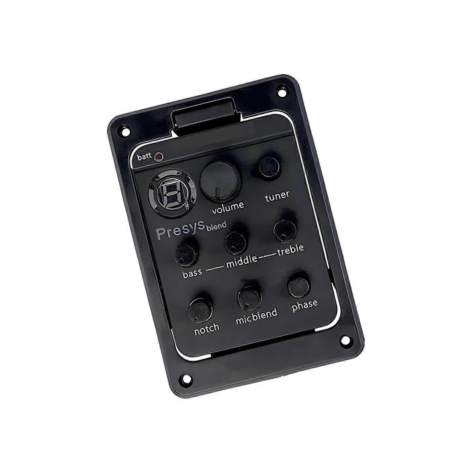 Acoustic Guitar Pickups 301 Electric Box Preamp EQ Tuner for Acoustic Guitars with Built-In Equalizer and Tuning Features