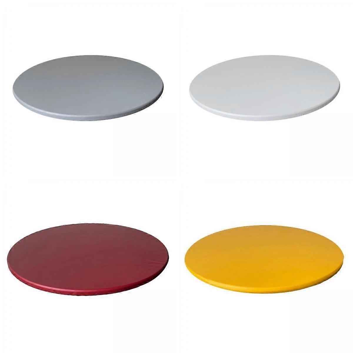 4x Round Table Cloth Waterproof for 60cm Dia Round Tables with Elastic Edged