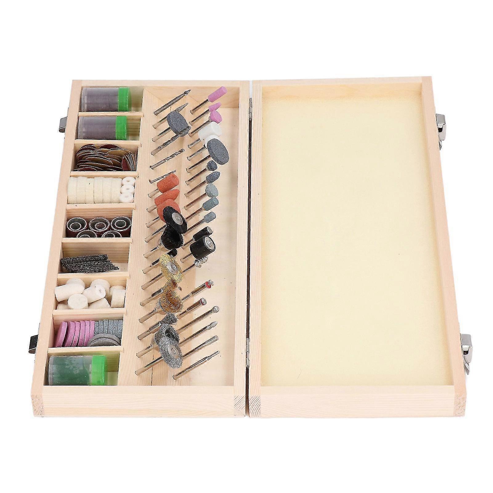 2025 228Pcs Rotary Tool Accessory Kit Small Size High Efficiency Sanding Polishing Tools with 3mm Diameter Shank