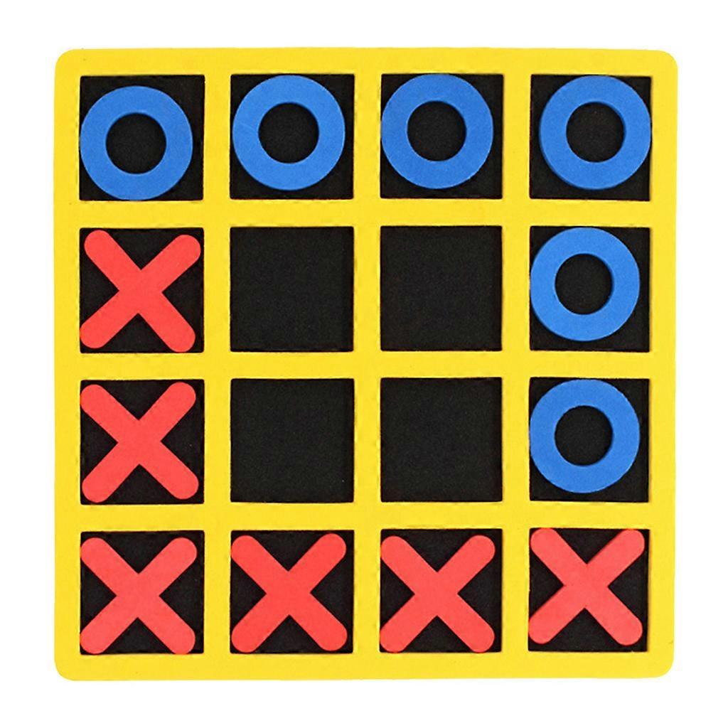 Tic Tac Toe Game for Playing with Friends & Family – Small, Portable, Packable, Classic Board Game Activity Tools Set