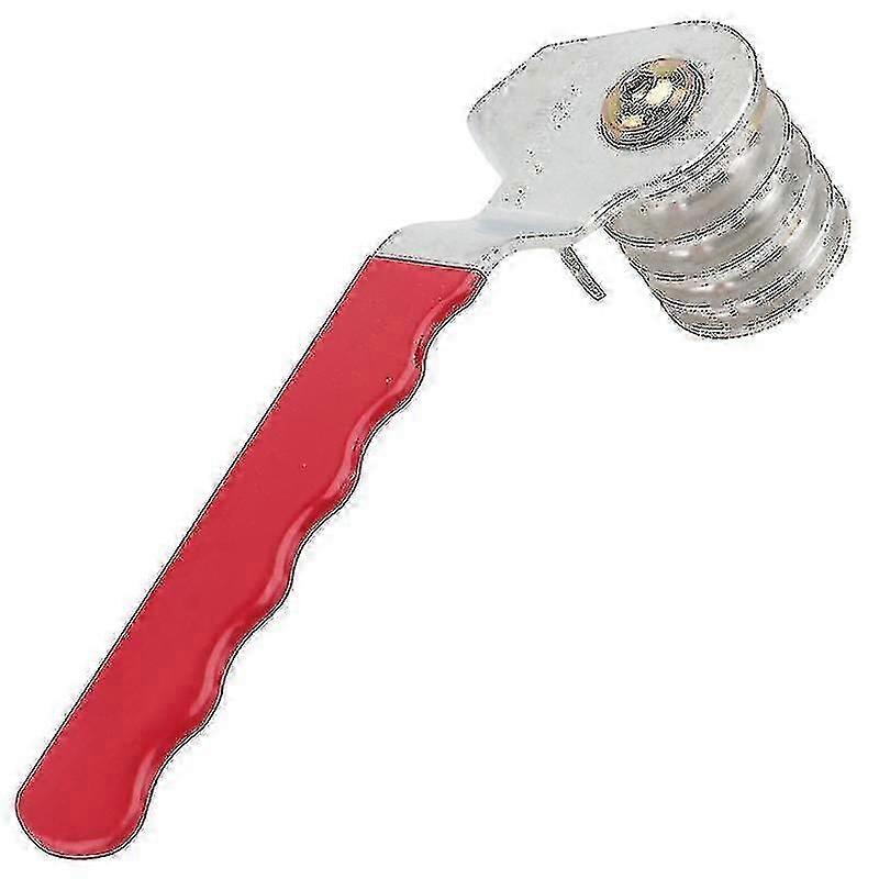 1pc Practical Pipe Bender Durable Handheld Tube Elbow Bending Tool Red Silver