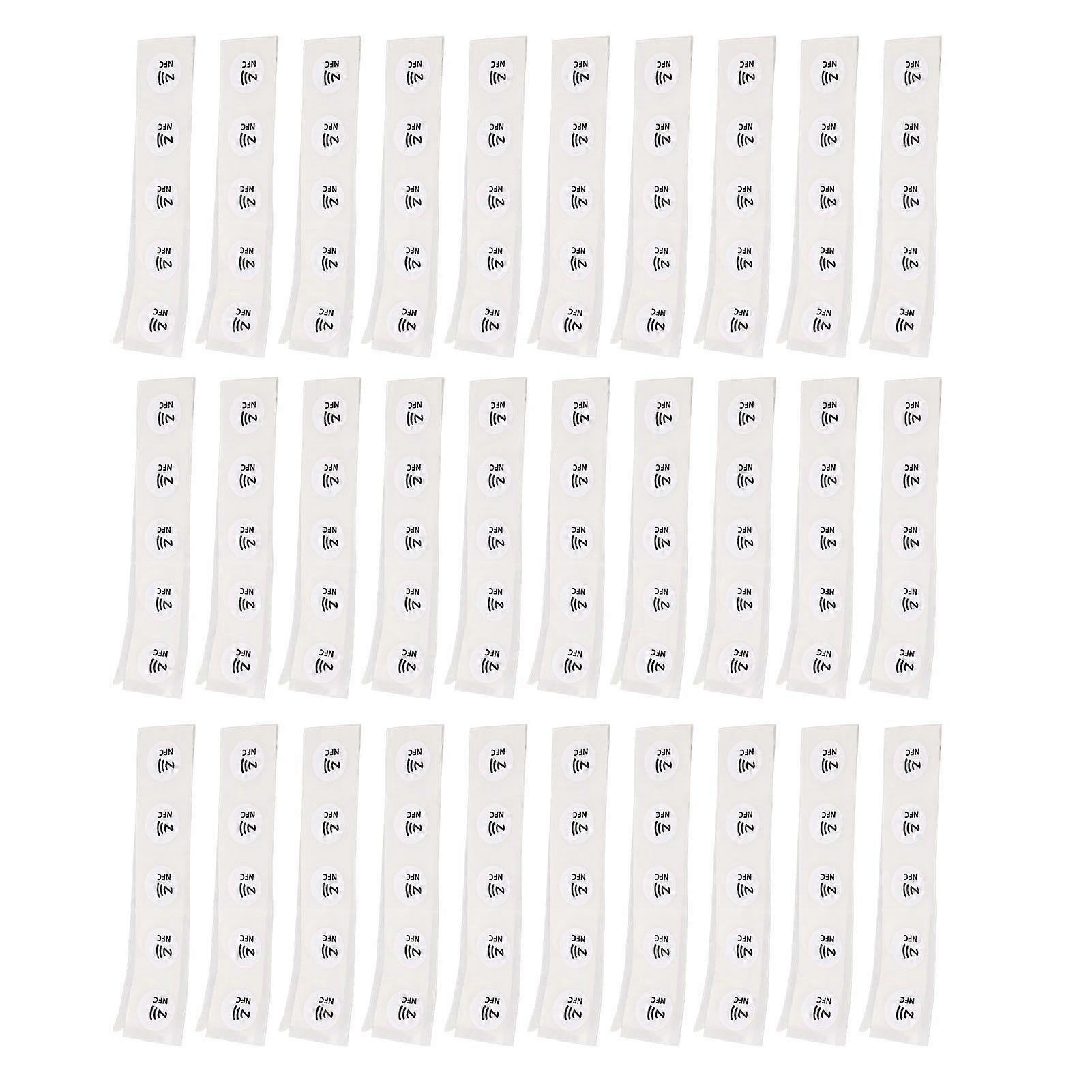 2025 Último modelo 30Pcs NFC Etiquetas PVC Impermeable 504 Bytes NFC programable