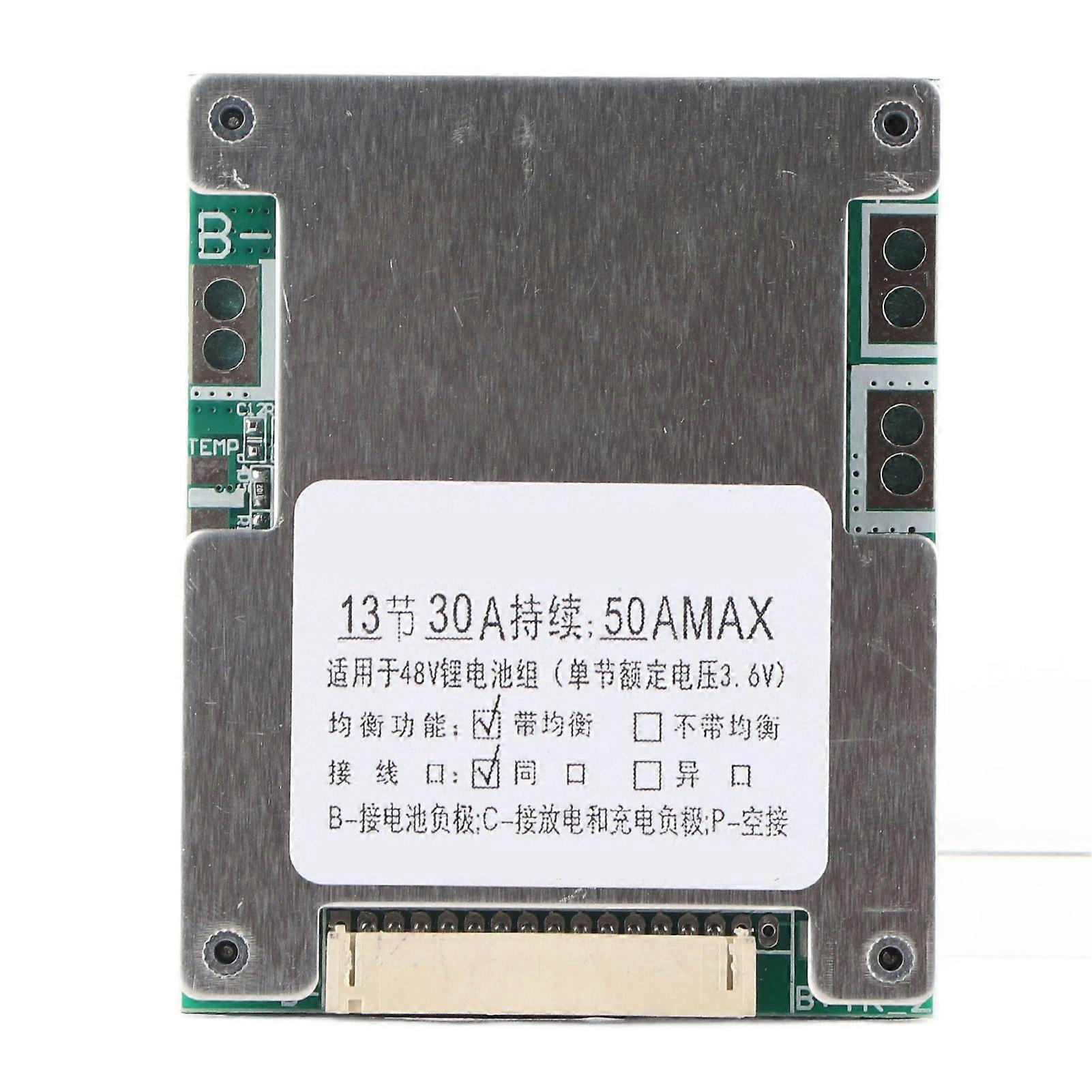 High quality 13 series 30A lithium battery protection board with balanced