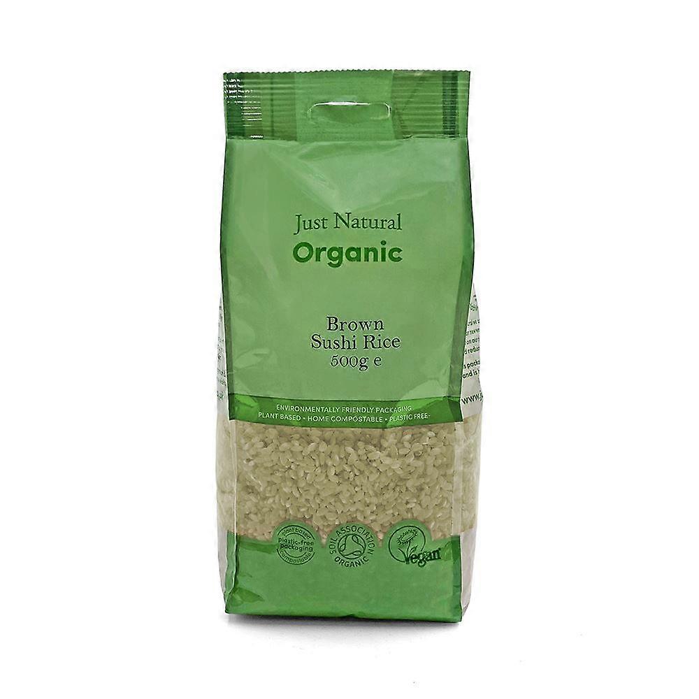 Just Natural Organic Organic Brown Sushi Rice 500g