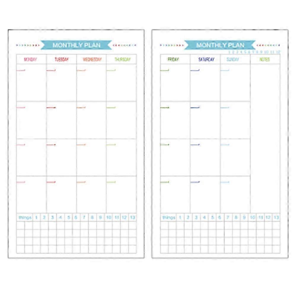 40 Sheets A5 Size 6-Hole Paper Refills For Notebook Planner Journal Dairy