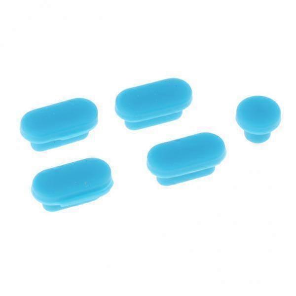 5-6pack Silicone Dust Stopper Dustproof Plug USB Earphone Port Cap for MacBook