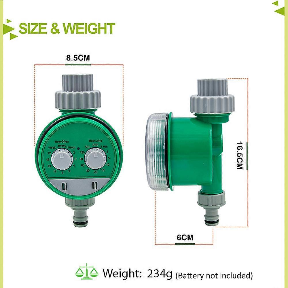 Watering Timer Multi-Functional Electronic Two Dial Digital Automatic Irrigation Timer Controller Hose Sprinkler for Garden Watering System Watering 