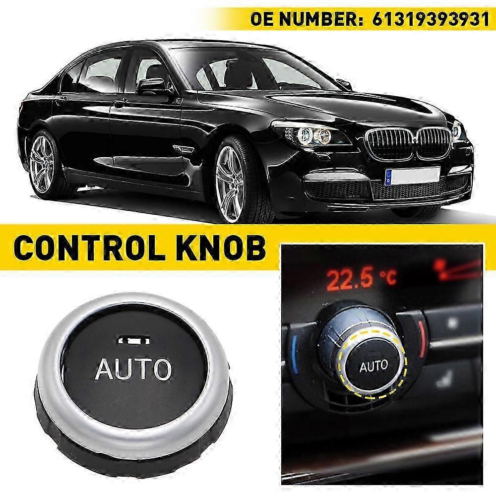 Auto Temperature Control Knob Button Switch Compatible with Certain BMW Models like X5, X6, 520i, 528i, 530i, 535i, 550i, 640i, 650i xDrive 