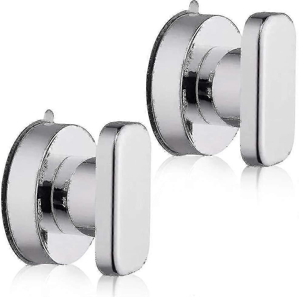 2pcs Suction Cup Handle Drawer Glass Portable Mobility Handle Knobs -t
