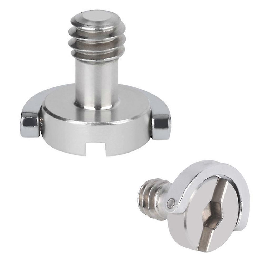 1/4 Inch Male Thread Camera Screws, Featuring a Rotatable D-ring for Easy Attachment