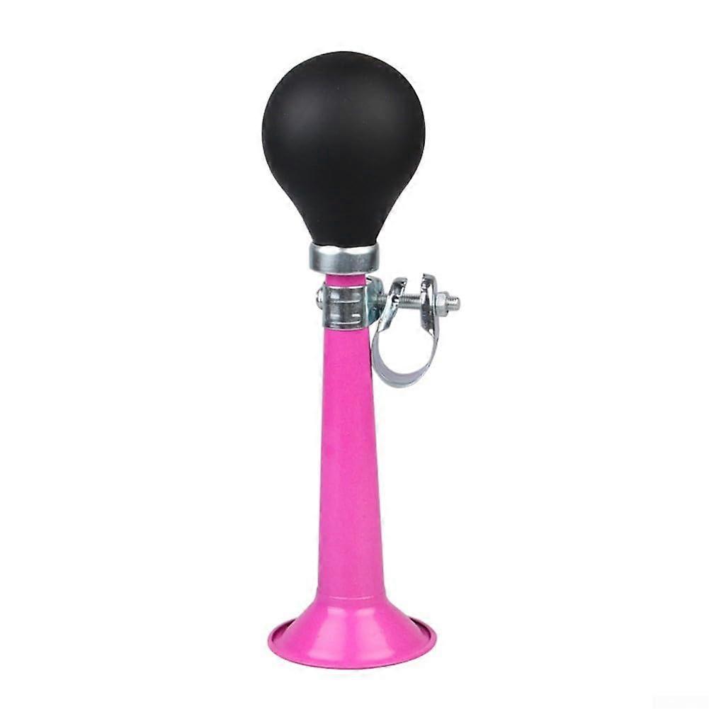 Elegant 17.8 cm (7 Inch) Bicycle Horn with Loud Sound Perfect for Enhancing Your Bike's Appearance in Pink