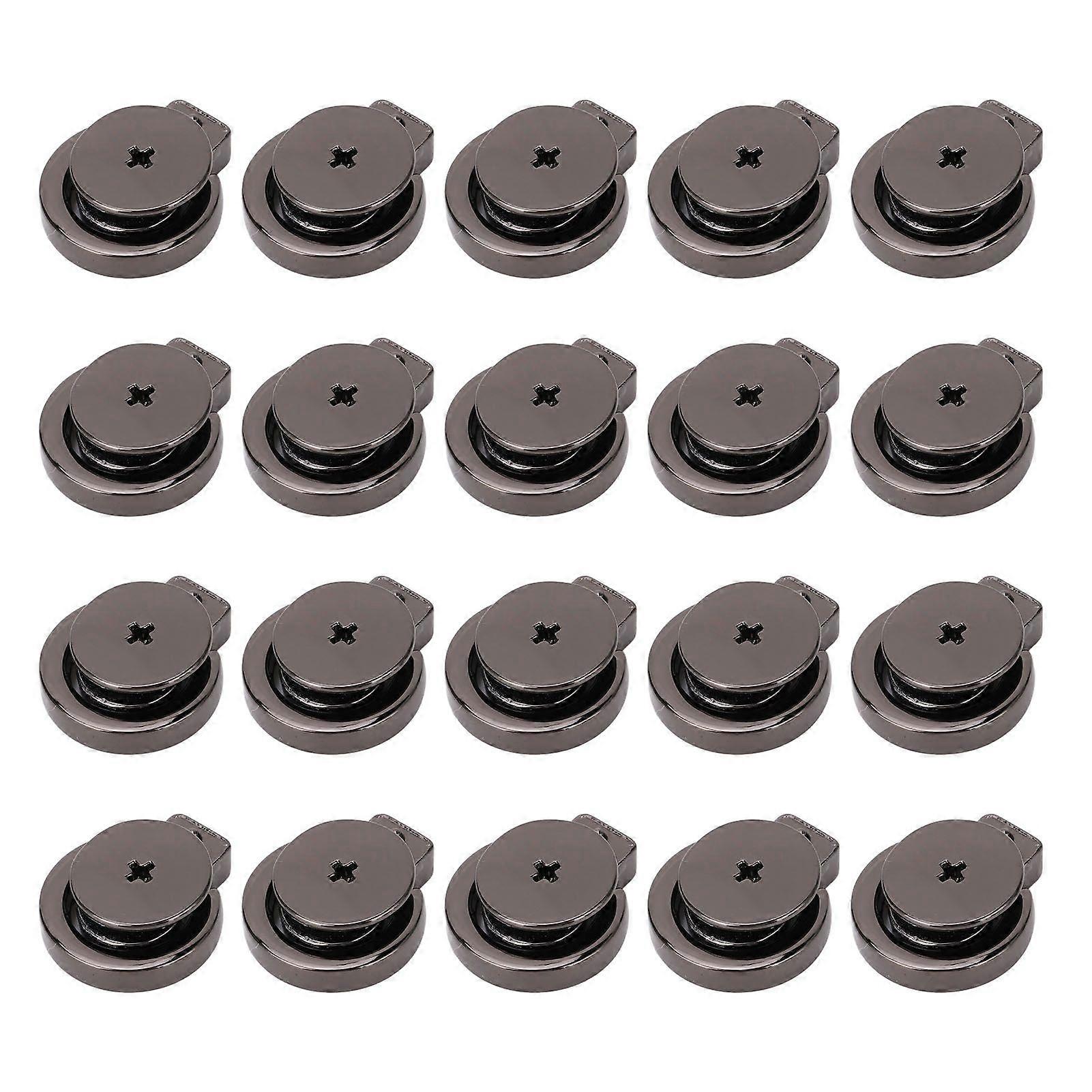 2025 Latest Model  20Pcs Rivet D Shaped Metal 360 Degree Rotatable Versatile