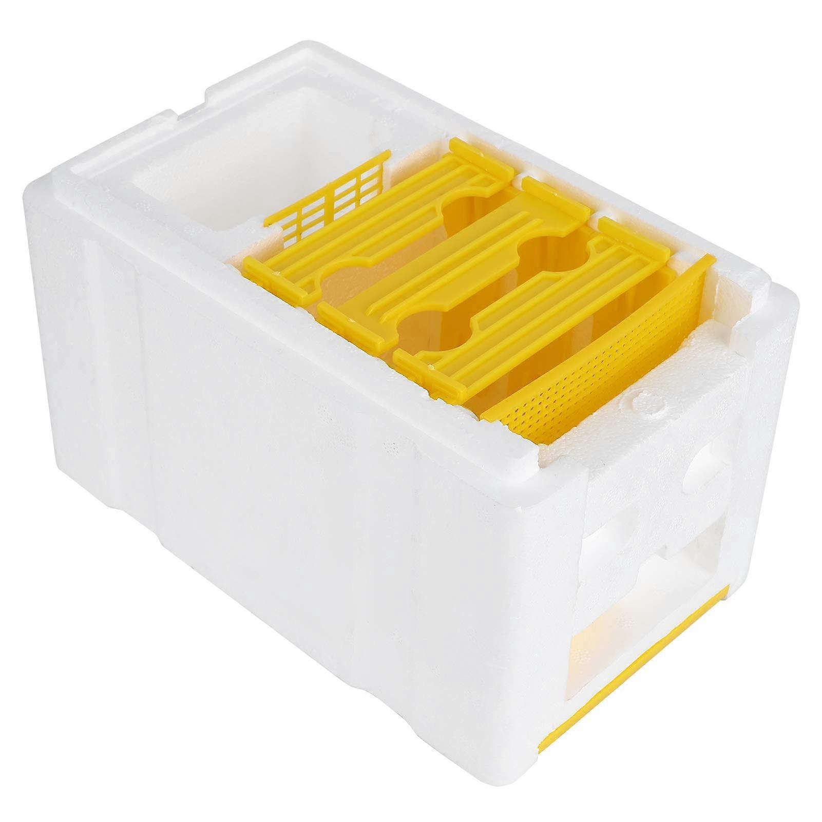 Innovative Beekeeping Queen Pairing Box  Durable Foam and Plastic, Natural Comb Development, Feeding System