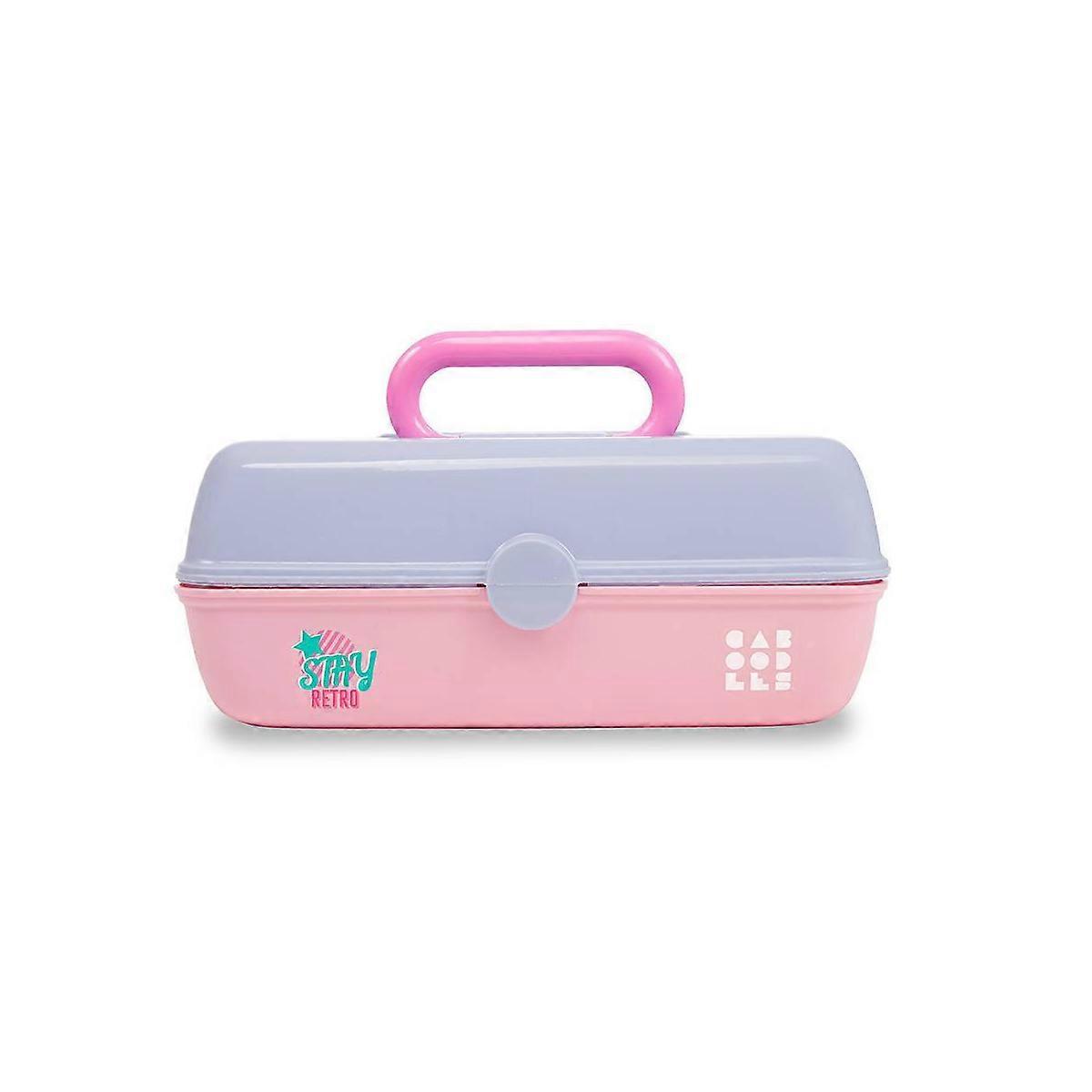 Caboodles Pretty In Petite Makeup Bag, Pink And Blue