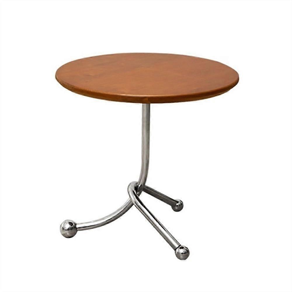 Sofa Side Table Round Side Table Stainless Steel Elegant Accent Table For Living Room Bedside Table