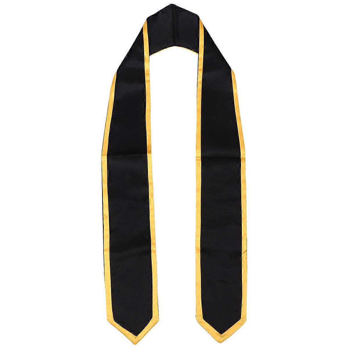 Plain Graduation Stole Senior Sashes Graduation Party Supplies Satin 72Inches 1Set