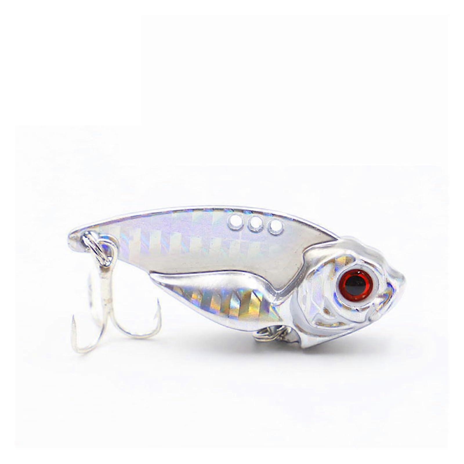 7/10/15/20 g 3Deye metal sheet lure, sinking vibration lures, artificial vibration for perchpike fishing (Color : 9, Size : 20g)