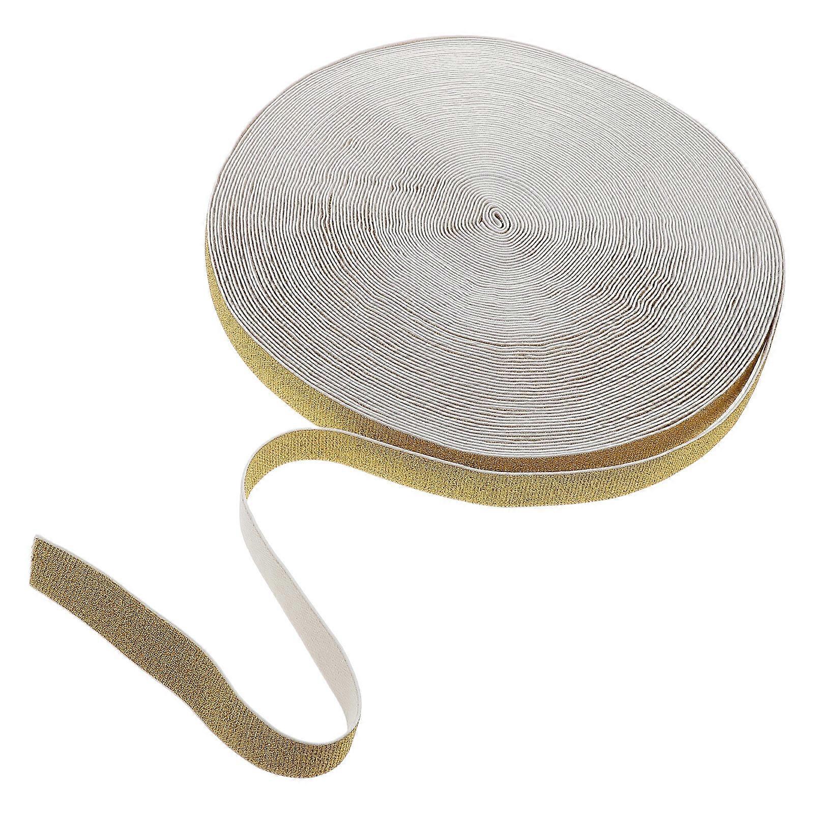 Glitter Fabric By The Yard Polyester Elastic Band Shiny Stretch Band For Fashion Design Accessories 4400.00X2.50X0.10CM 1 Roll
