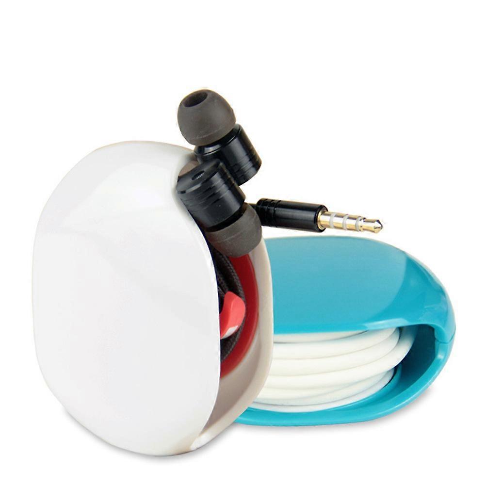 Portable Wired Headset Storage Automatic Roll Earphone Headphone General Users .2 X 5.5 X 2.6Cm 1Pack