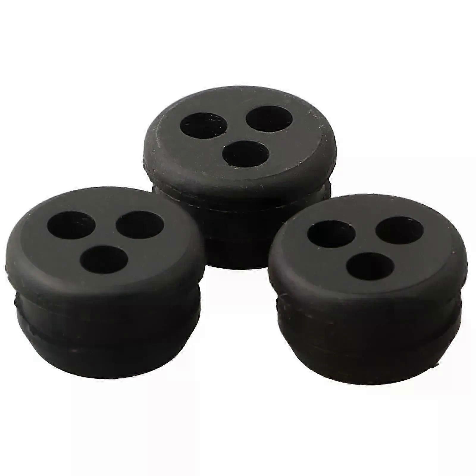 3pcs 3 Hole Fuel Gas Line Grommet Suitable for Homelite Kawasaki MTDRyobiCraftsman Grass Trimmer Replaceme Part Cutter Grass