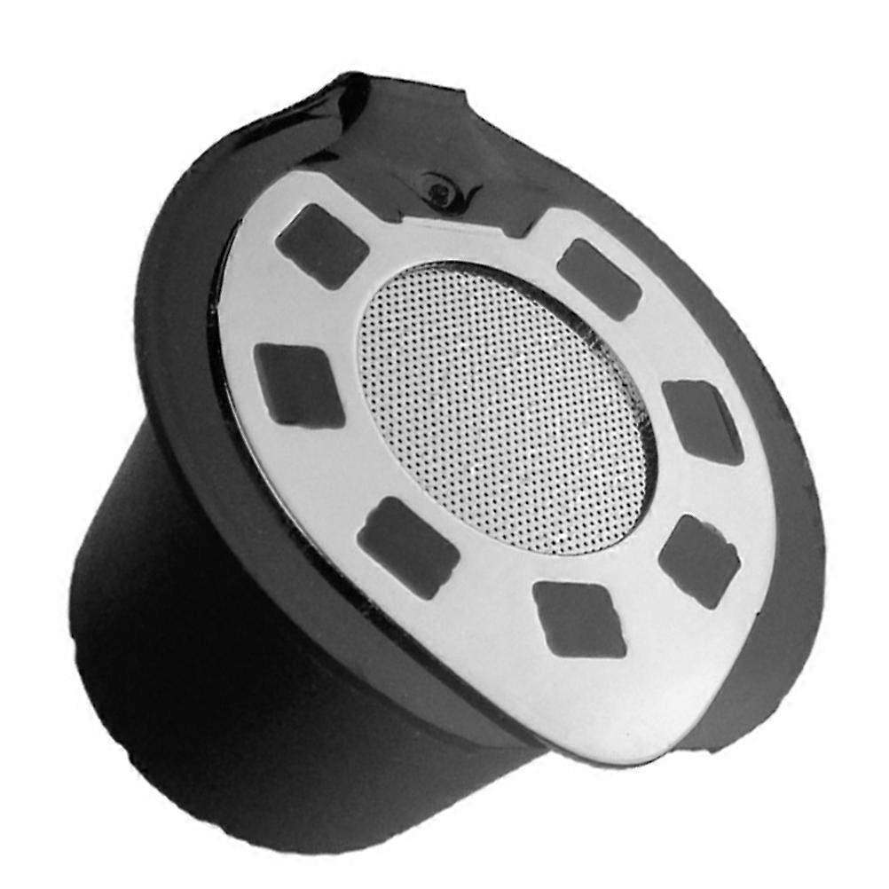 Reusable Refillable Coffee Filter for Machines, Durable Mesh Design, Chrome Finish, Home Café Accessory