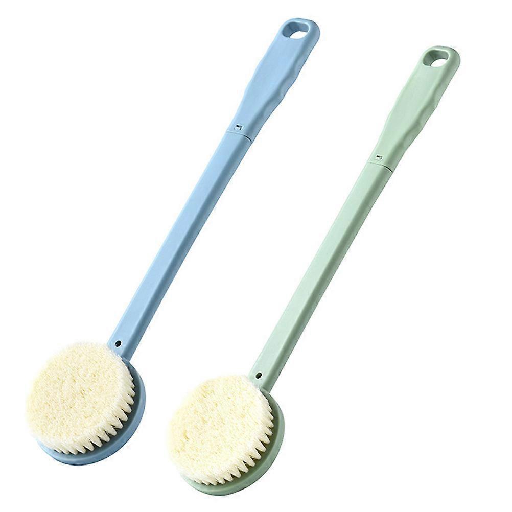 2 Pcs Long Handle Bath Body Portable Set