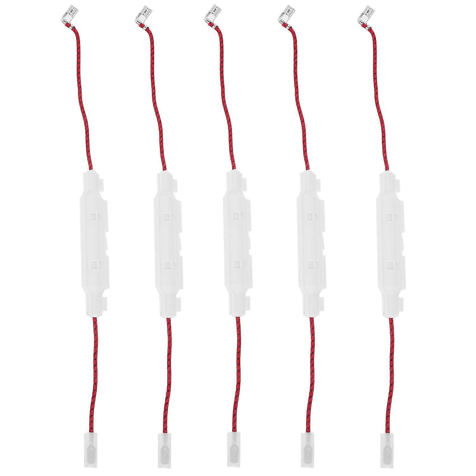 5pcs Microwave Oven High Voltage Fuse Replacement Holder Compact Accessory for Reliable Performance