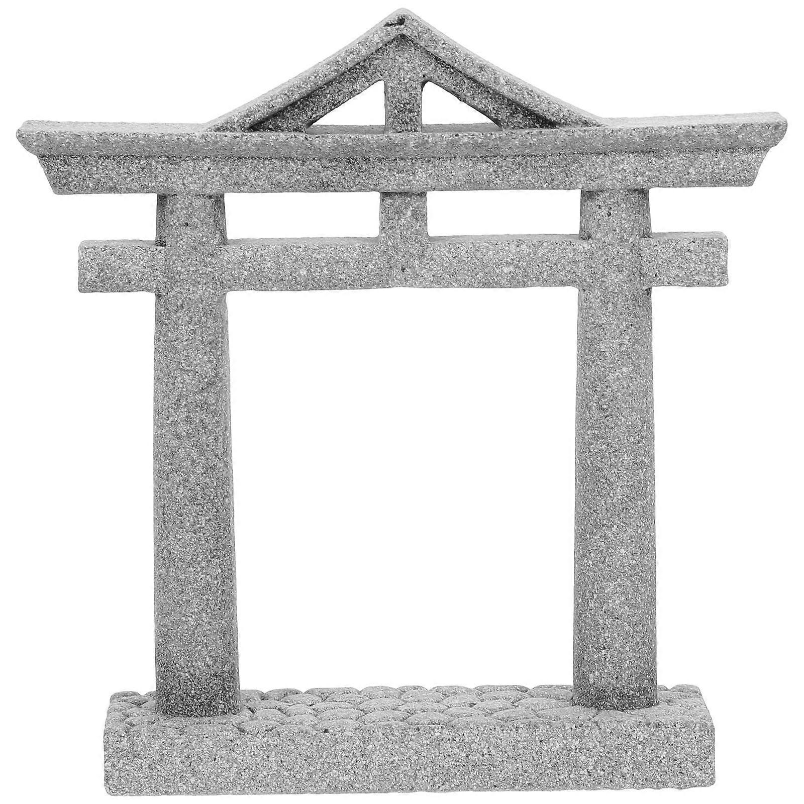 Gate Decor Miniature Gate Model for Garden Micro Landscape