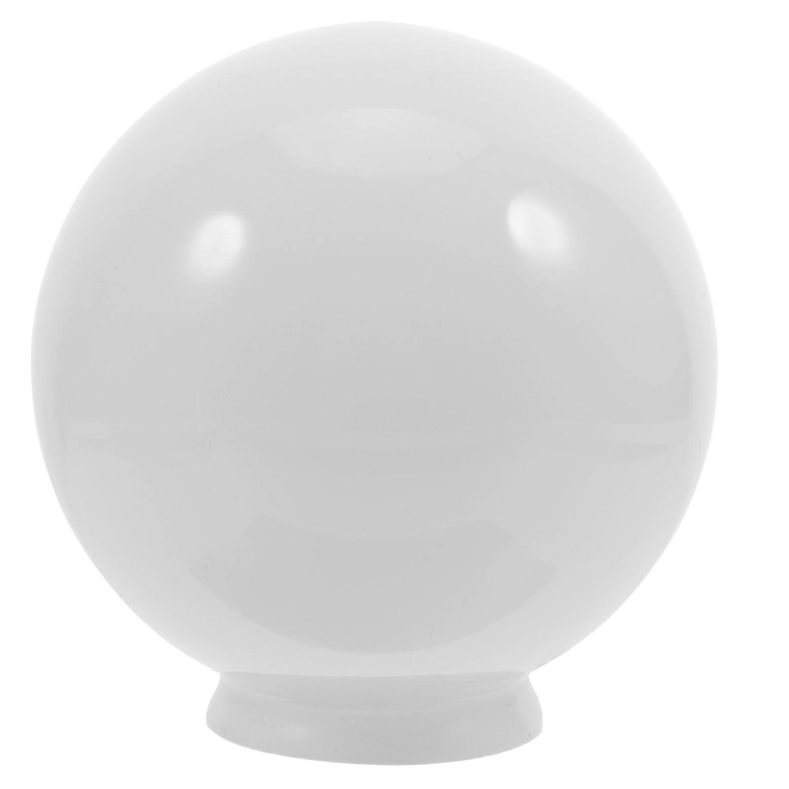 Milky White Glass Ceiling Light Shade Replacement Round Globe Cover for Pendant Lighting Fixtures Soft Diffused Illumination Easy to Clean