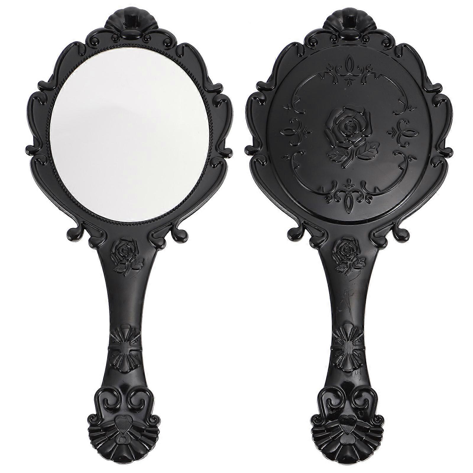 Here's a refined and professional product description for your **Retro Handheld Makeup Mirror For Women**:

 

### 🌟 Retro Handheld Makeup Mirror