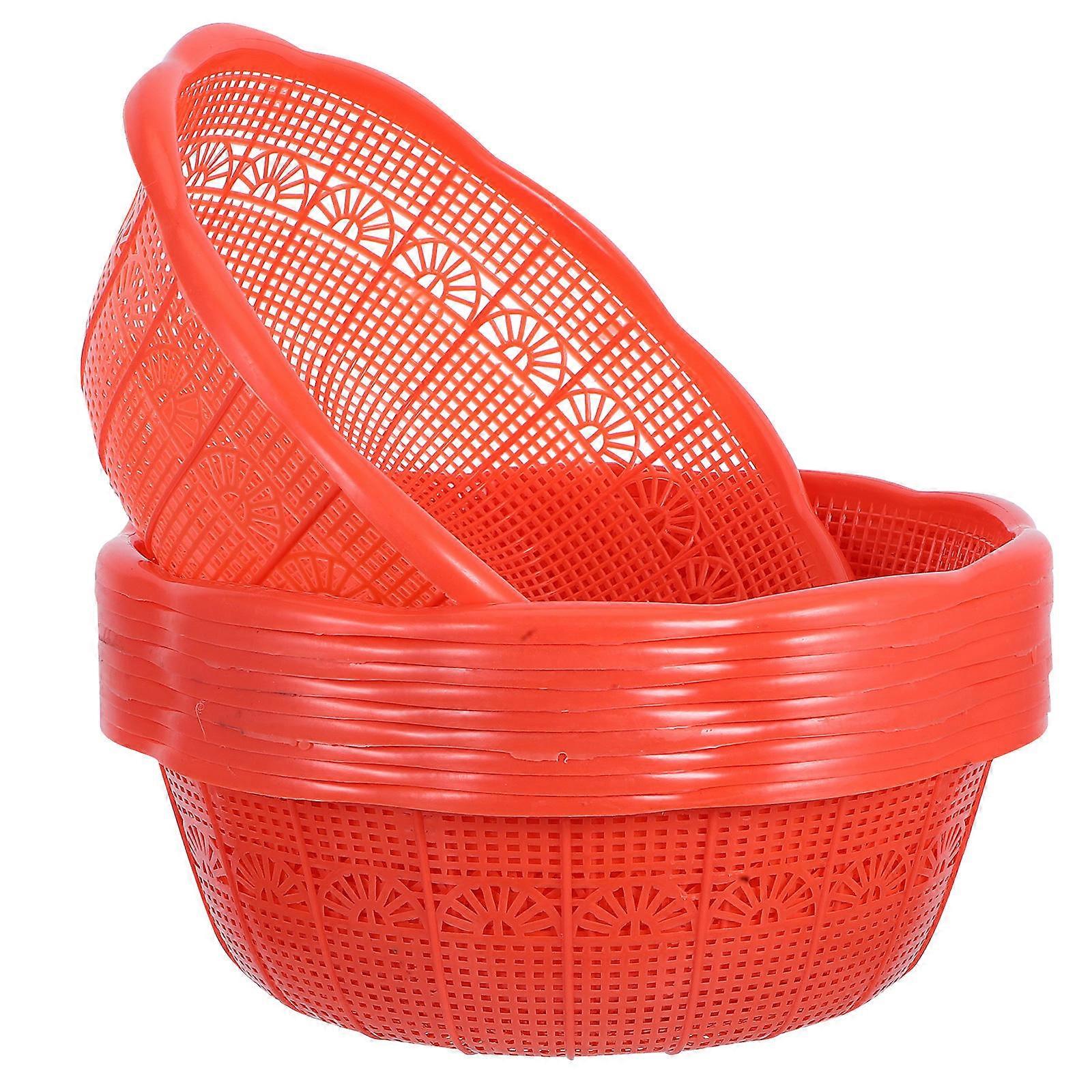 10pcs Multi Functional Draining Basket for Easy Vegetable & Rice Cleaning – Versatile Kitchen Sink Strainer Tool for Food Washing
