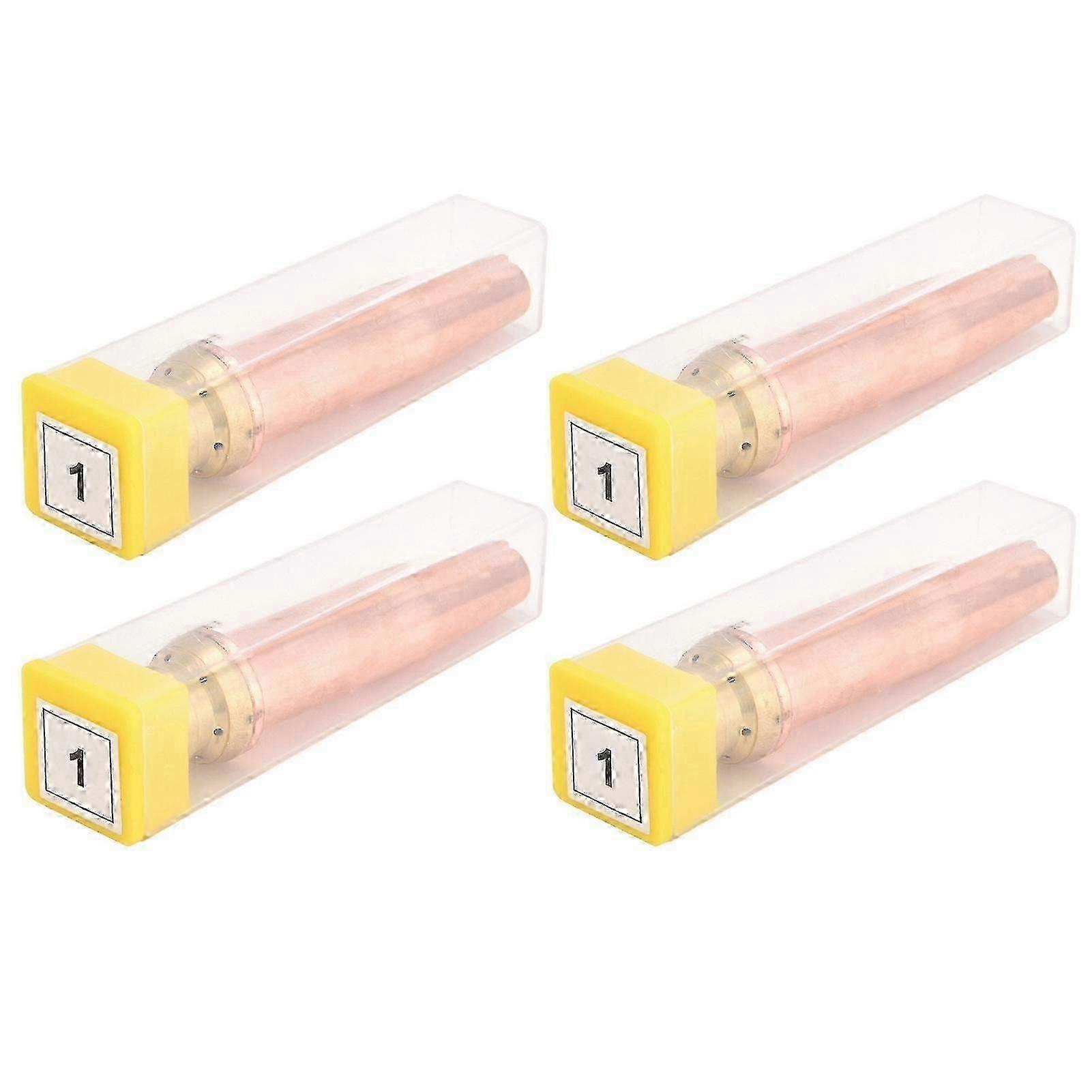4Pcs Propane Cutting Torch Tips High Temperature Resistance Fast Cutting Isobaric Cutting Nozzle1#