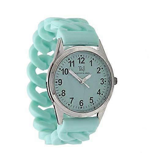 Easylife Silicone Stretch Band Watch - Turquoise