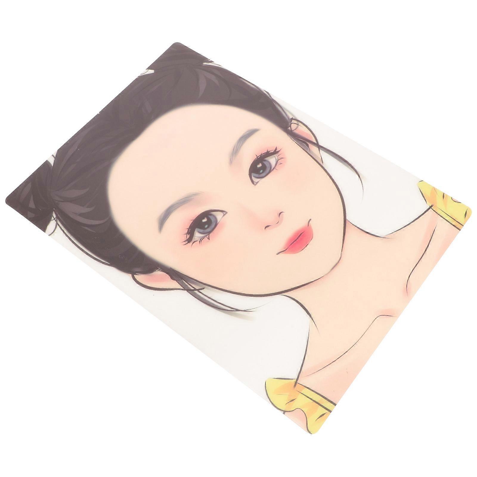 Face Painting Practice Board Reusable Makeup Skill Practice 1Set