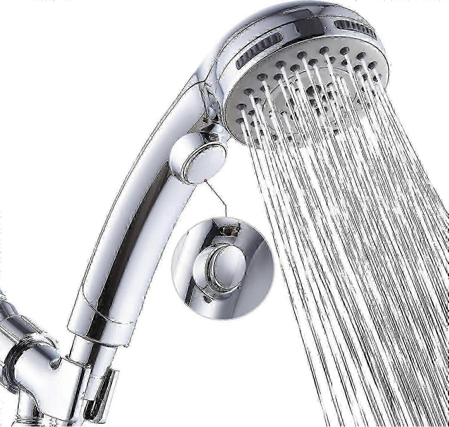 High-pressure 6-speed Hand Shower With On/off Switch And Spa Spray Mode