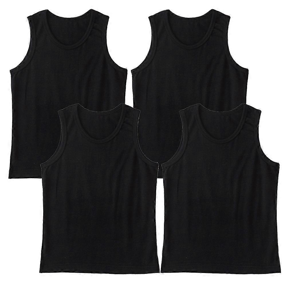 Child Vest Sports Thin Sleeveless Waistcoat for Kids Breathable Durable 120cm 4Pcs