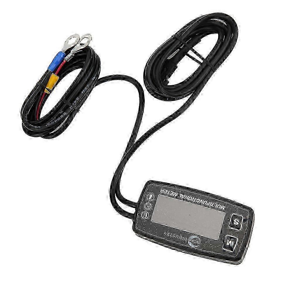 Multifunctional Vehicle Instrument Tachometer Temperature Hour Meter Auto Accessory