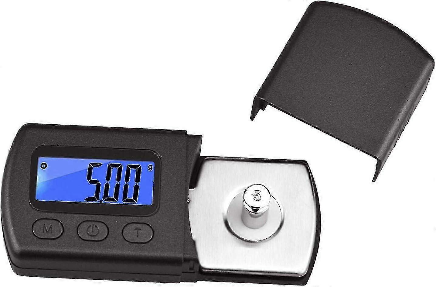 Mini Digital Scale Adapter, 0.01g Precision Turntable Needle, Compatible Digital Turntable Stylus Force Scale
