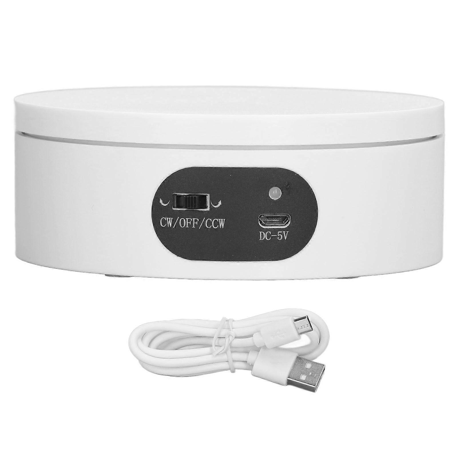 2025 Latest Model  Rotating Display Stand 4.7in Auto Rotation USB Battery