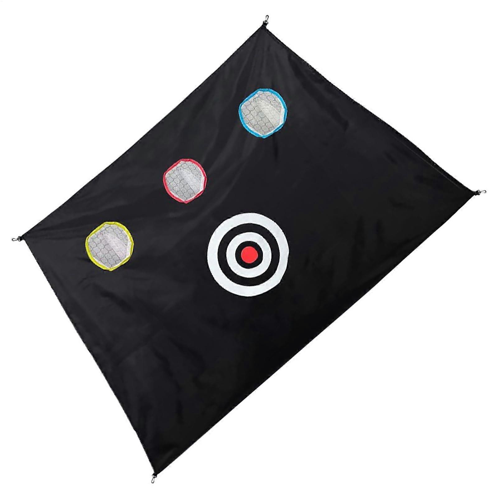 Golf Practice Net All Weather Nylon 7x7 Feet For Backyard Driving Range Chipping Aid