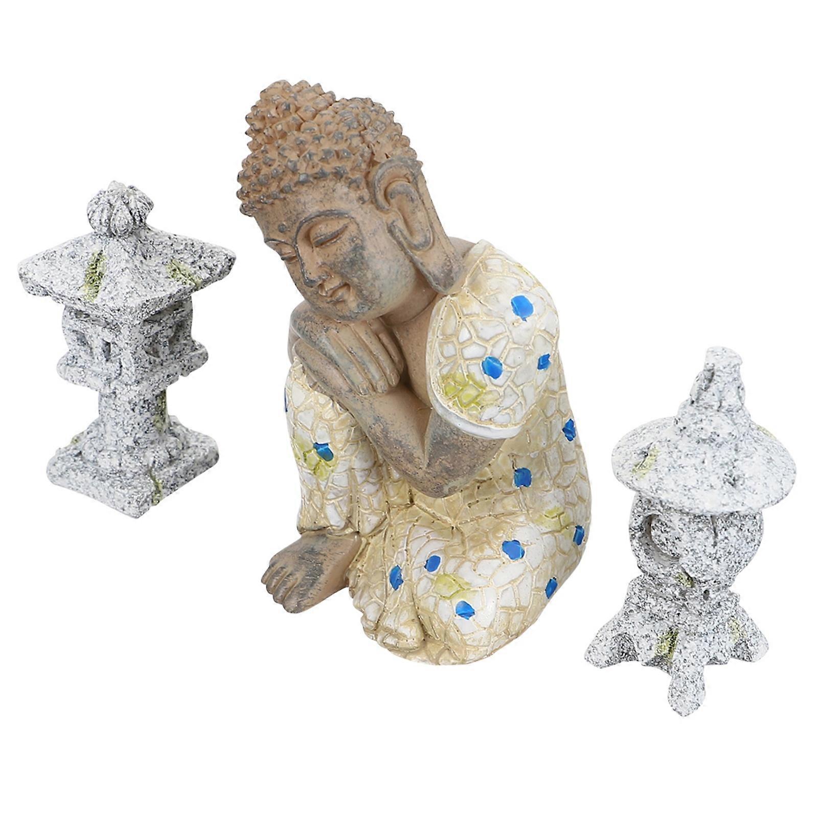 Buddha Garden Decor Ornaments Courtyard Decorative Zen Buddha Statue Crafts