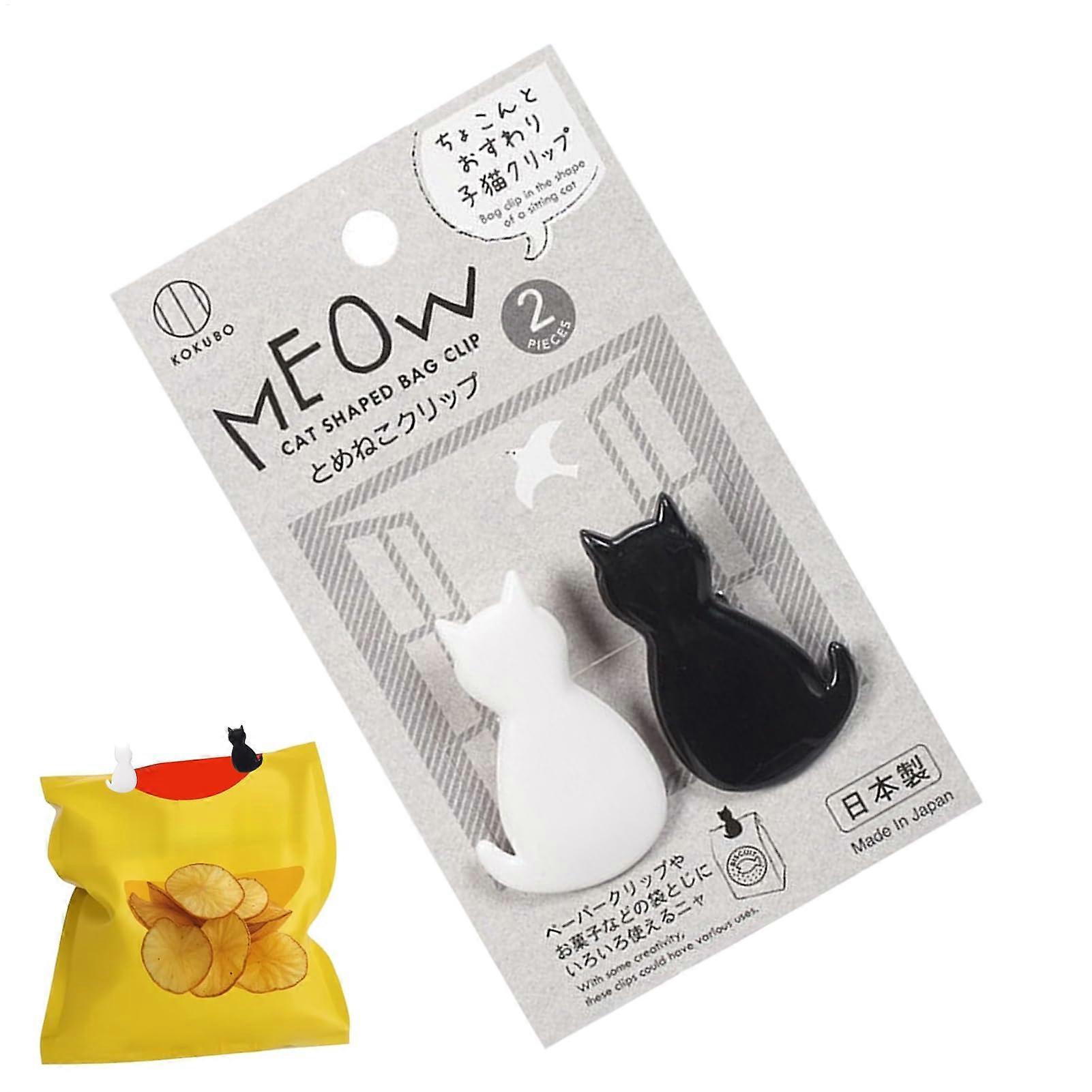 Chip Clips Bag Clips - Reusable Snack Sealing Clips Set of 2 for Kitchen Food Storage Bread and Snack Preservation