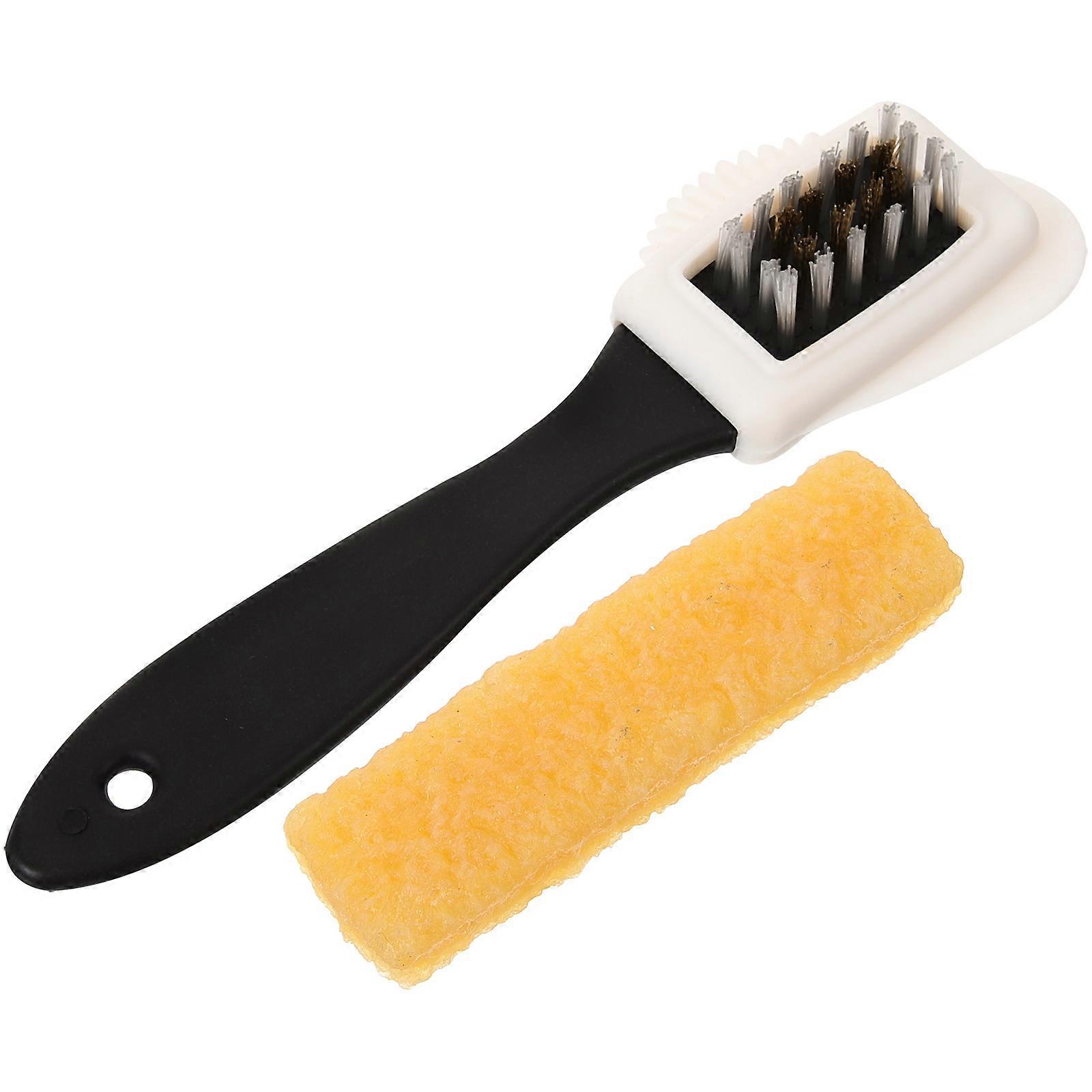 Nettoyant pour chaussures en daim Brosse Élimination des taches pour chaussures Couleur assortie 1Set
