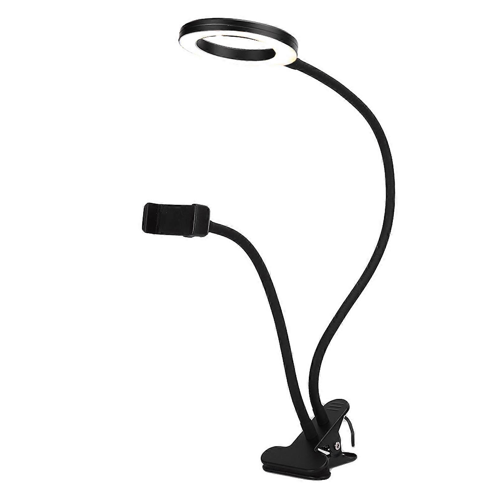Adjustable Tattoo Desk Light Flexible Makeup Microblading Clip On LED Ring Light