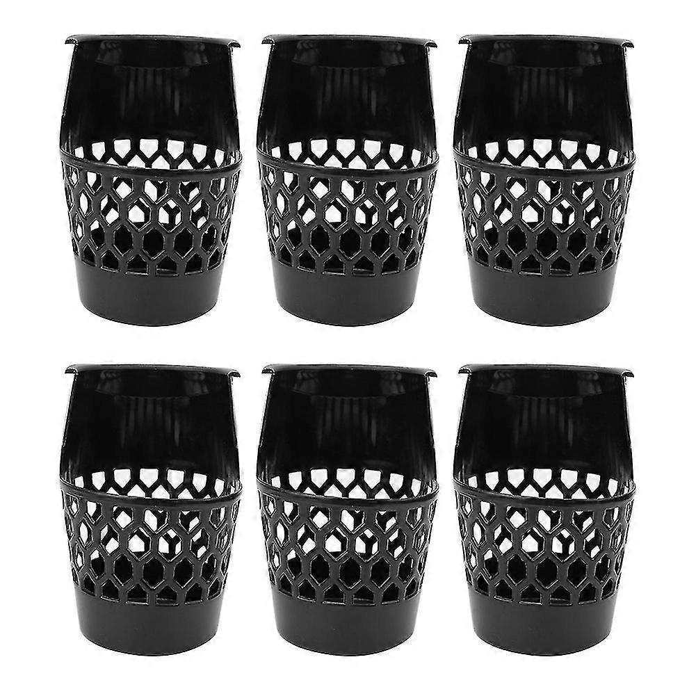 6PCS Durable Plastic Snooker Basket - Practical Billiard Ball Storage Pockets for Pool Table Accessories & Home Entertainment